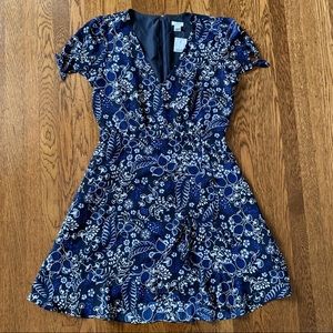 *NWOT* J. Crew Ruffle Faux Wrap Dress - 6